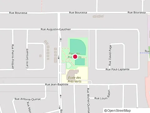 Location of École des Prés-Verts at 1195 Boulevard Alexis-Lebert, Saint-Jean-sur-Richelieu