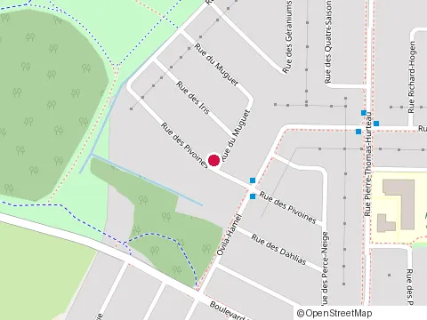 Location of École du Jardin-Bienville at 3950 Rue Emma-Collin, Saint-Hubert