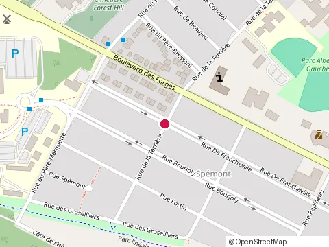 Location of École du Moulin at 1305 Rue de la Terrière, Trois-Rivières