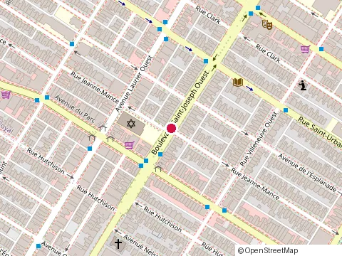Location of École Espagnol en Action at 4872 Rue Jeanne-Mance, Montréal
