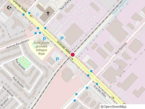 Location of École Évrika Южный Берег at 6205 Grande Allée, Brossard