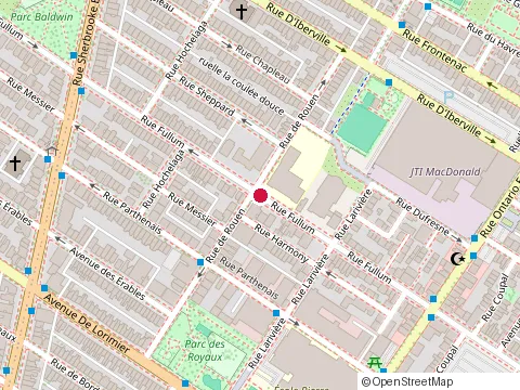 Location of École Jean-Baptiste-Meilleur at 2237 Rue Fullum, Montréal