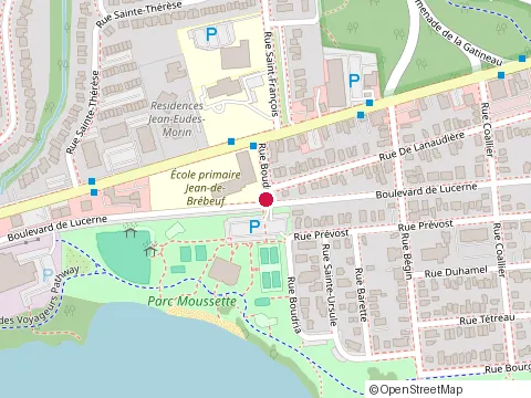 Location of Ecole Jean-de-Brebeuf at 360  Ch de Lucerne, Gatineau