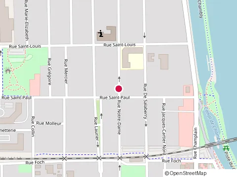 Location of École Joseph-Amédée-Bélanger at 151 Rue Notre Dame, Saint-Jean-sur-Richelieu