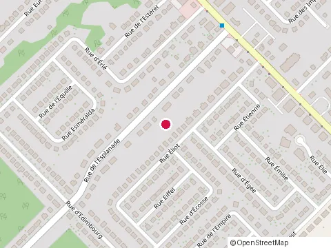 Location of Ecole la Chanterelle at 1070 boulevard Pie-Xi N, Québec
