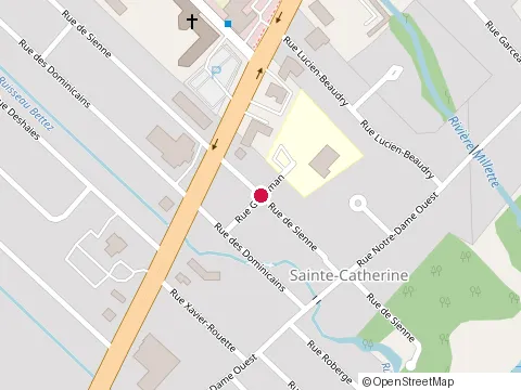 Location of École Laviolette at 182 Rue de Sienne, Trois-Rivières