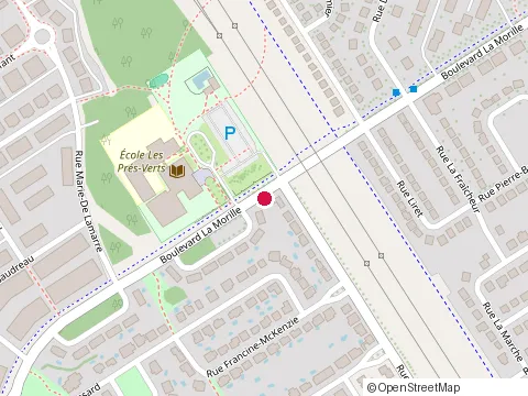 Location of Ecole les Pres Verts at 1680 boulevard la Morille, Québec