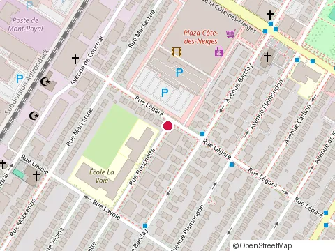 Location of École Lucille-Teasdale at 3975 Rue Bouchette, Montréal