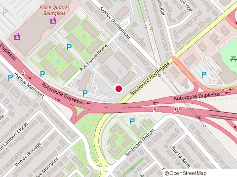 Location of École Madeleine-Bergeron at 1505 Rue des Grandes-Marées, Québec