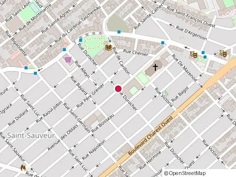 Location of École Marguerite-Bourgeoys at 325 Avenue des Oblats, Québec
