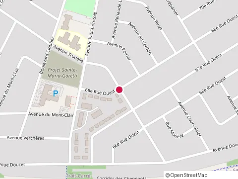 Location of École Maria-Goretti at 7220 avenue Trudelle, Québec