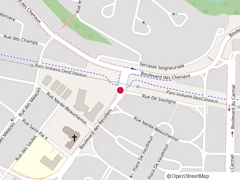 Location of École Marie-Leneuf at 650 boulevard des Recollets, Trois-Rivières