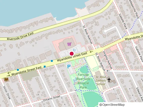 Emplacement de Metro au 6740 Wyandotte St E, Windsor