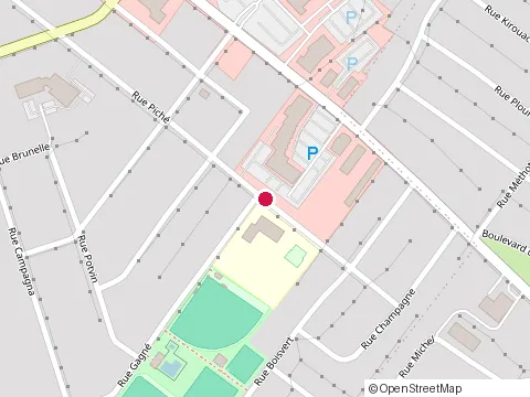 Location of École Monseigneur-Milot at 60 Piche, Victoriaville