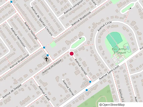 Location of Ecole Montessori Pointe-Claire at 18 avenue Hornell, Pointe-Claire