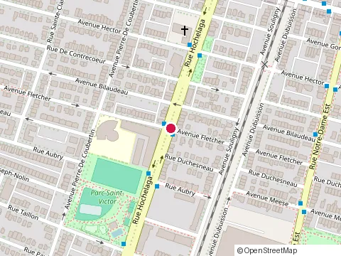 Location of Ecole Peter Hall at 9445 Rue Hochelaga, Montréal