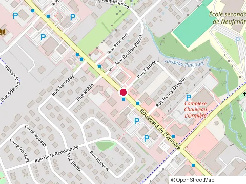 Location of École Primaire Étincelle/Trois at 1400 Rue Falardeau, Québec