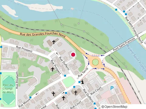Location of École Primaire la Source at 1399 Rue Campbell, Sherbrooke