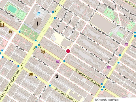 Location of École Primaire Saint-Enfant-Jésus at 75 Rue Villeneuve E, Montréal
