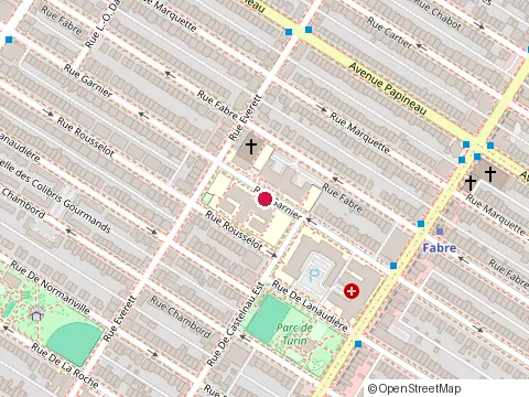 Location of École Primaire Saint-Gabriel-Lalemant at 7350 Rue Garnier, Montréal