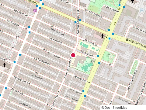 Location of École Primaire Saint-Jean-de-la-Lande at 3120 avenue Laurier E, Montréal
