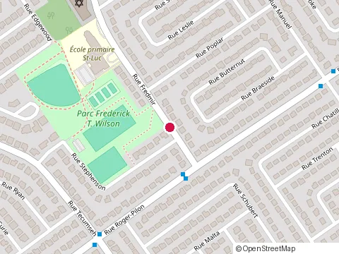 Location of École Primaire Saint-Luc at 98 Rue Fredmir, Dollard-Des-Ormeaux