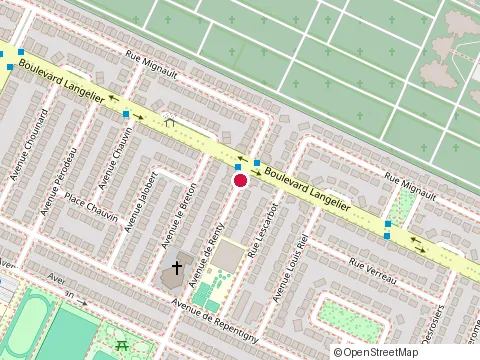 Location of Ecole Saint Fabien at 6500 avenue de Renty, Montréal