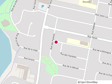Location of École Saint Luc at 3950 Rue de la Bretagne, Québec