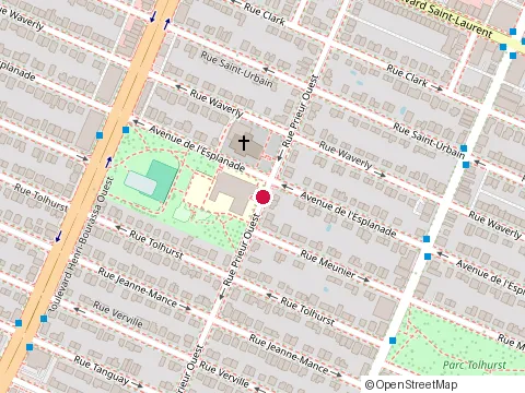 Location of Ecole Saint-André Apôtre at 215 Rue Prieur O, Montréal