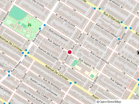 Location of Ecole Saint-Barthelemy at 7400 Rue Sagard, Montréal