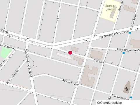 Location of Ecole Saint-Benoit at 384 Rue York, Granby