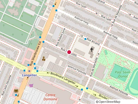 Location of École Saint-Donat at 3155 Rue Désautels, Montréal