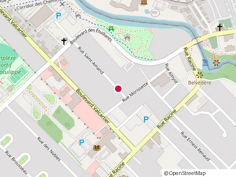 Location of École Saint-Édouard at 15 Rue Saint-Edmond, Québec