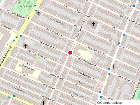 Location of École Saint-François-Solano at 3580 Rue Dandurand, Montréal