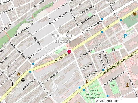 Location of École Saint-Jean-Baptiste at 370 Rue Saint-Jean, Québec