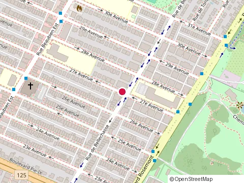 Location of École Saint-Jean-Vianney at 6455 27E Av, Montréal