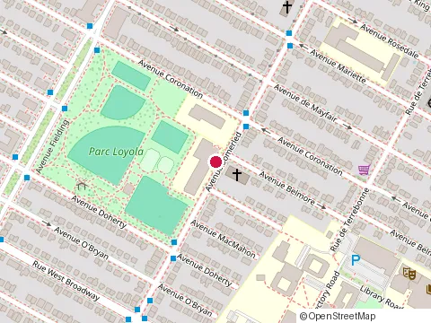 Location of École Sainte-Catherine-de-Sienne at 7065 avenue Somerled, Montréal