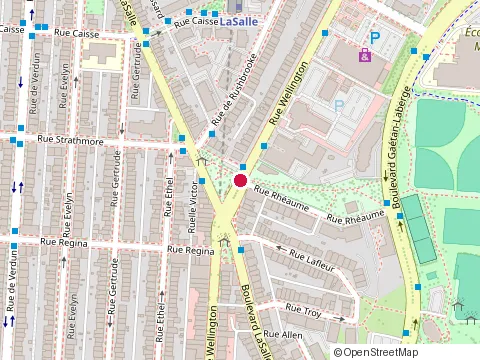 Location of École Secondaire at 3000 Bd Gaétan-Laberge, Verdun