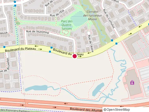 Location of École Secondaire de la Cité at 495 Boulevard du Plateau, Gatineau