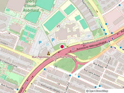 Location of Ecole Secondaire Duval at 1001 boulevard Crémazie E, Montréal