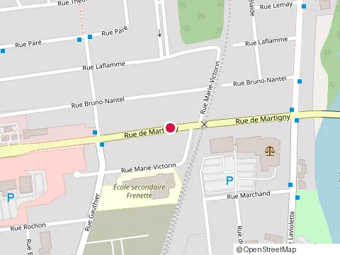 Location of École Secondaire Frenette, Saint-Jérôme
