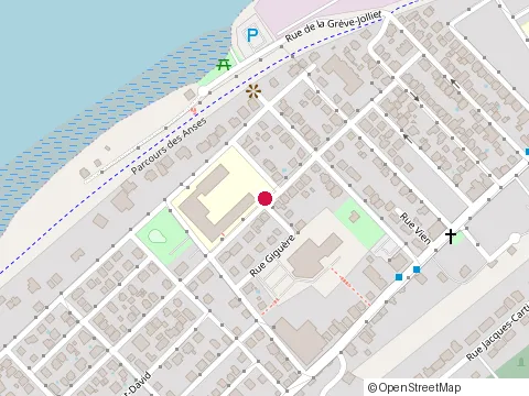 Location of École Secondaire Guillaume-Couture at 70 Rue Philippe-Boucher, Levis