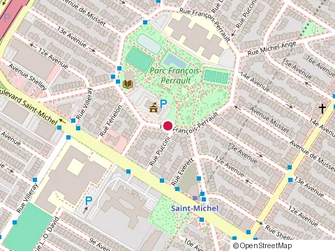 Location of École Secondaire Joseph-François-Perrault at 7450C Rue Francois-Perrault, Montréal