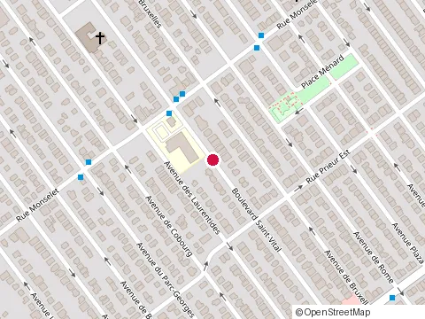 Location of Ecole Secondaire Marie Victor at 10748 Saint-Vital Blvd, Montreal-Nord