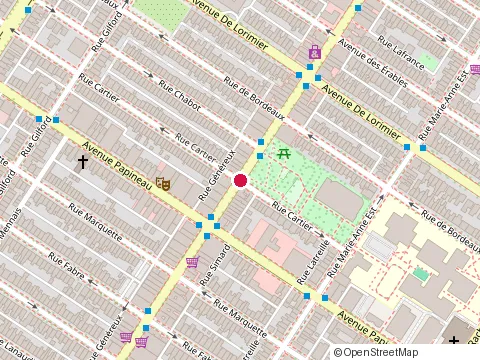 Location of Ecole Smba at 4488 Rue Cartier, Montréal