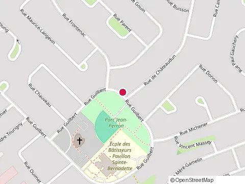 Location of École Ste-Bernadette at 730 Rue Guilbert, Trois-Rivières