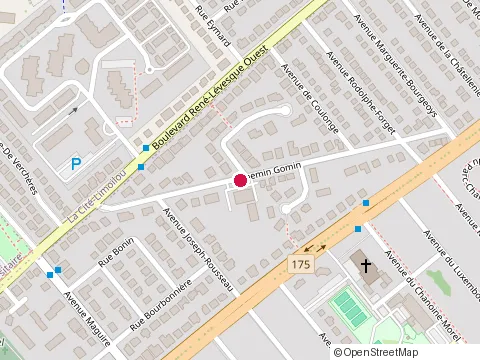 Location of Ecole Vision School Sillery at 1749 chemin Gomin, Québec