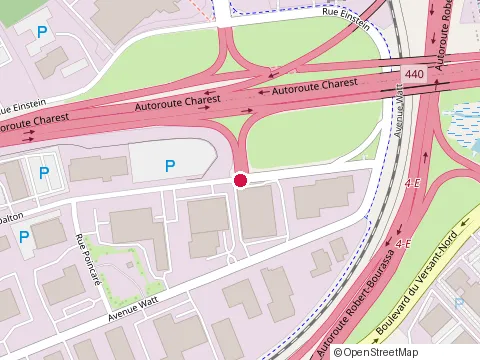 Location of Edgar Blondeau Inc. at 2490 avenue Dalton, Québec