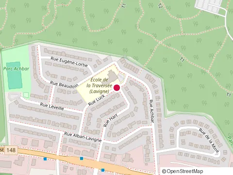 Location of Edifice Lavigne at 257 Rue Luck, Gatineau