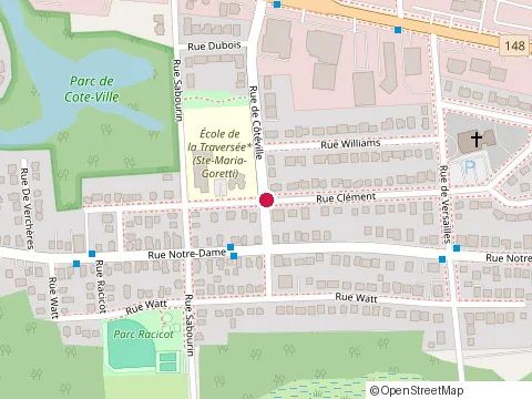 Location of Edifice Ste Maria Goretti at 563 Rue Clement, Gatineau